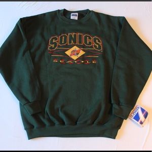 Vintage Logo 7 Seattle Super Sonics Crewneck